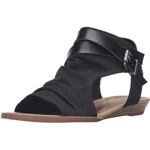 Blowfish Malibu Balla Wedge sandaal voor dames, Zwart, 38 EU