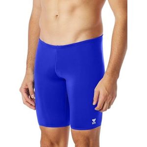 TYR Men's Standard Durafast One Jammer Swimsuit, Royal, 30