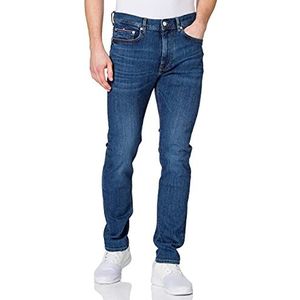 Tommy Hilfiger Core Bleecker Slim Jeans voor heren, Oregon Indigo, 31W / 34L