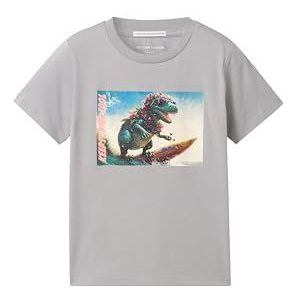 TOM TAILOR T-shirt voor jongens, 17590 - Smoky Grey, 92/98 cm