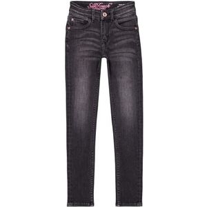 Vingino meisjes jeans, Black Vintage, 104 cm (Slank)