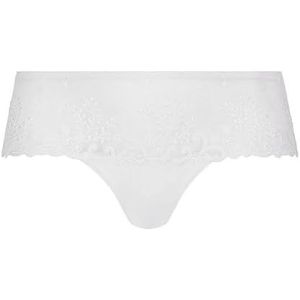 Simone Perele Women's Delice Boyshort Panty, White, 4/Large
