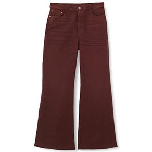 G-Star Raw Wide Been Jeans met ultrahoge taille voor dames, bruin (Chocolate Lab Gd D111-D326), 27W/30L