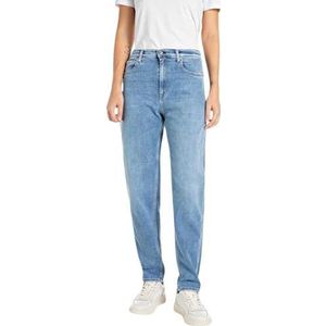 Replay Dames Baloon Fit High Waist Jeans Keida, 009, medium blue., 30W x 30L