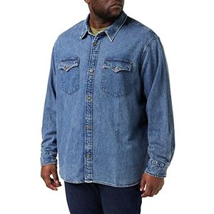 Levi's Heren Shirts Denim Hemd, Z5896 Indigo Stonewash, S