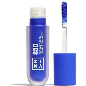 3INA - The 24H Color Liquid Eyeshadow 850 - Elektrisch Blauw - Vloeibare Oogschaduw - 24 Uur Waterdicht
