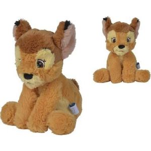 Simba 6315870298 - Disney Super Soft Bambi, 25 cm pluche dier, geschikt vanaf de eerste levensmaanden, knuffeldier