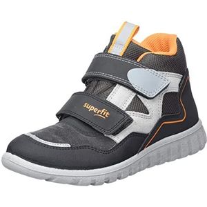 Superfit Sport7 Mini Baby - jongens Sneaker, Grijs Oranje 2000, 20 EU