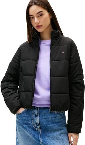 Tommy Jeans Puffer Jacket voor dames, Zwart (zwart), XXS