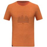 Salewa - Eagle Dotted Mountain T-shirt - Zomer T-shirt - Kleur: Onbekend - Materiaal: Merino Blend