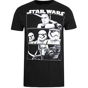 Star Wars T-shirt voor heren Trio Panels