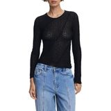 T-shirt - Effen - Langarmshirt - Gerecycled Polyester - Regular Fit