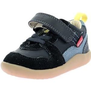 Kickers Kickfreshi sneakers voor kinderen, uniseks, Navy Blauw, 21 EU