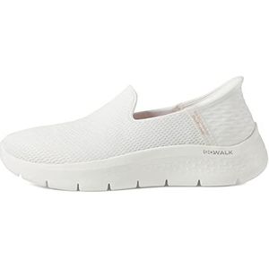 Skechers Ga Flex lopen Slipper dames, Off White Textiel Trim, 38.5 EU