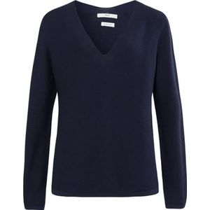 BRAX Dames Style Lana Viscose Structure Pullover, marineblauw, 42