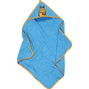 Playshoes badstof handdoek met capuchon voor kinderen, praktische capuchon voor meisjes, met muisstiksel