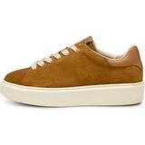 Marc O'Polo - Sneakers - Karamel - Vetering met 6 Gaten - Non-slip