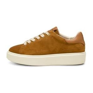 Marc O'Polo - Sneakers - Karamel - Vetering met 6 Gaten - Non-slip