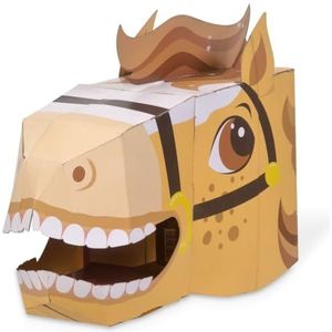 Fiesta Crafts T-3040 Horse 3D Mask Card Craft, Children's Crafts and Accessories