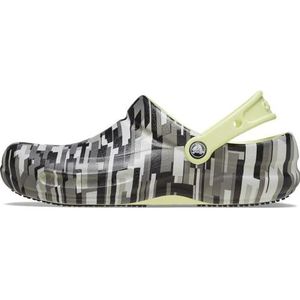 Crocs Unisex-volwassen bistroklomp | antislip werkschoenen, Zwarte Lime, 42/43 EU