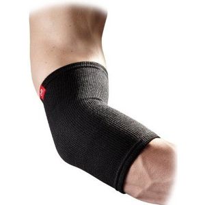Mc David 512 Elastische elleboogbandage, uniseks, volwassenen, zwart/grijs, L