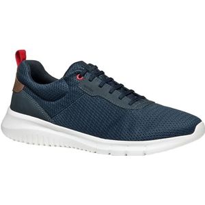 Geox U Monreale C Sneakers voor heren, marineblauw, 46 EU, Donkerblauw, 46 EU