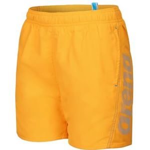 Arena Boy's Fundamentals Logo Jr Boxer R Beach Short (Pack van 1), Papegaai-turkoois, 14-15 Jaren