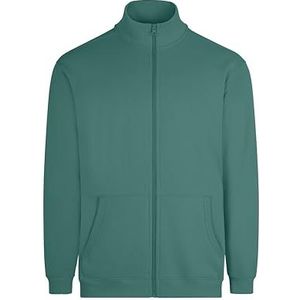 Mukua SZ270U Cooper, uniseks sweatshirt met ritssluiting, blauwgroen, maat 4XL, Blauwgroen, 4XL