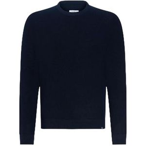 Style Roy Feel Good Sportive - trui met ronde hals in exclusieve kwaliteit, Donkerblauw, XS