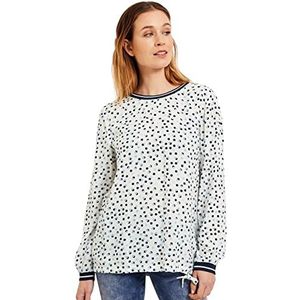 Cecil Damesblouse bedrukt, Vanilla White, L
