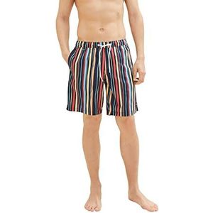 TOM TAILOR zwemshorts Uomini 1035051,31555 - navy multicolor stripe,XL