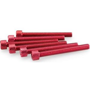 PUIG 0421R schroeven van geanodiseerd aluminium, rood
