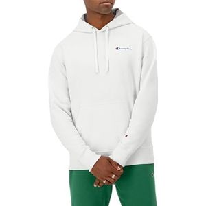 Champion Herenhoodie, Powerblend, fleece hoodie voor heren, comfortabele sweater voor heren, cursief logo (normaal of groot en lang), M