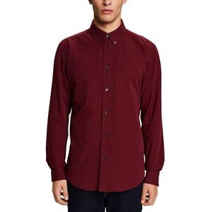 ESPRIT Herenhemd, 620/Garnet Red, S