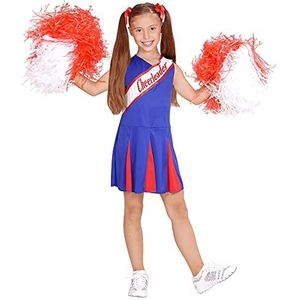 Widmann - Kinderkostuum cheerleader, jurk, high school, schooluniform, carnavalskostuums, carnaval
