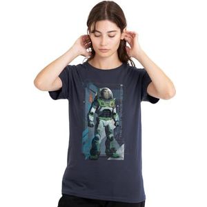 Lightyear The Last Space Ranger, Buzz dames T-shirt, diep marineblauw, XX-Large, Diepe marine, XXL