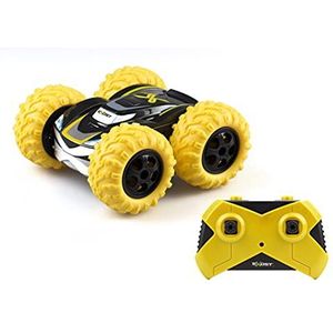 Exost Op afstand bestuurbare terreinwagen, 360 cross, geel, 2,4 GHz, rijden op 2 zijden en 360 graden, speelgoed voor kinderen, vanaf 5 jaar 54725