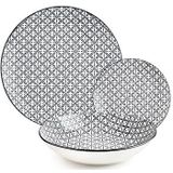 Serviesset - Wit - Porselein - 16 Delig