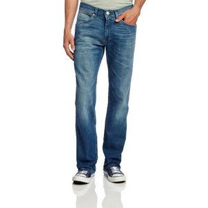 Wrangler Heren Ace Zipfly Zomer Groen Jeans, Blauw, 33W x 30L