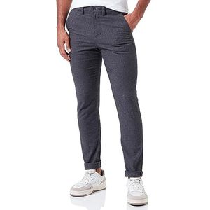 SELETED HOMME SLHSLIM-Miles 175 Brushed Broeken Heren, Broek, donkergrijs/detail: structuur, 32W x 32L