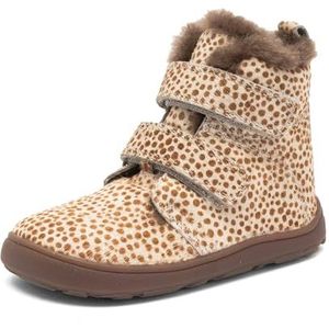 Bisgaard Unisex Barefoot Emil Lamb Fashion Boot voor kinderen, Brown Dots, 22 EU Breed