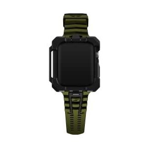 Element Case Speciale Ops horlogeband en hoes voor Apple Watch Series, OLIVE/ZWART, 45MM, Militair