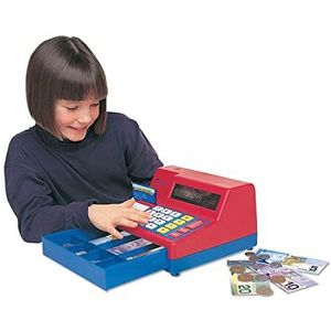 Learning Resources Pretend & Play Rekenmachine Contant Geld Register met UK Munteenheid 47-Stuk Set