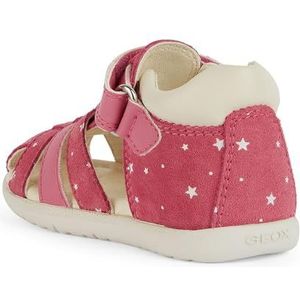Geox Baby meisje B Macchia Gir sandaal, Dk pink., 19 EU