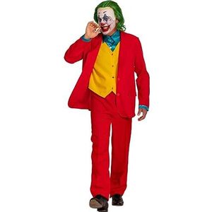 Carnival Toys Kostuum Crazy Clown One Size (M-L) in tas met haak