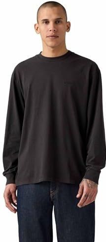 Levi'svoor mannen. A6887-0039 T-shirt met lange mouwen, grafisch, marine (M), Casual, Katoen, Marineblauw