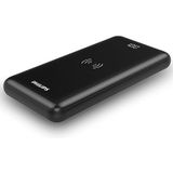 Philips DLP1011Q/00 - Power Bank met draadloze Qi-laadfunctie - 1x Type-C en 2x USB-A uitgangen - LED-indicator - 10.000 mAh - zwart