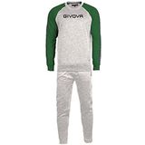 Givova Geschikt voor Italië 102, XS, licht melange grijs/groen, man