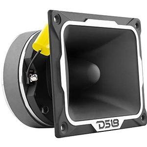 DS18 PRO-TWX5 Aluminium Super Bullet Tweeter 1.5"" VC 500W Max, 250W RMS, 4 Ohm met ingebouwde Crossover Tweeters zijn de beste in de Pro Audio en Voceteo Market (1 luidspreker)