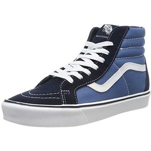 Vans Sk8-hi Lite Plus, Hi-Top Sneakers voor dames, Blauw Suede Canvas Navy Wit, 37 EU